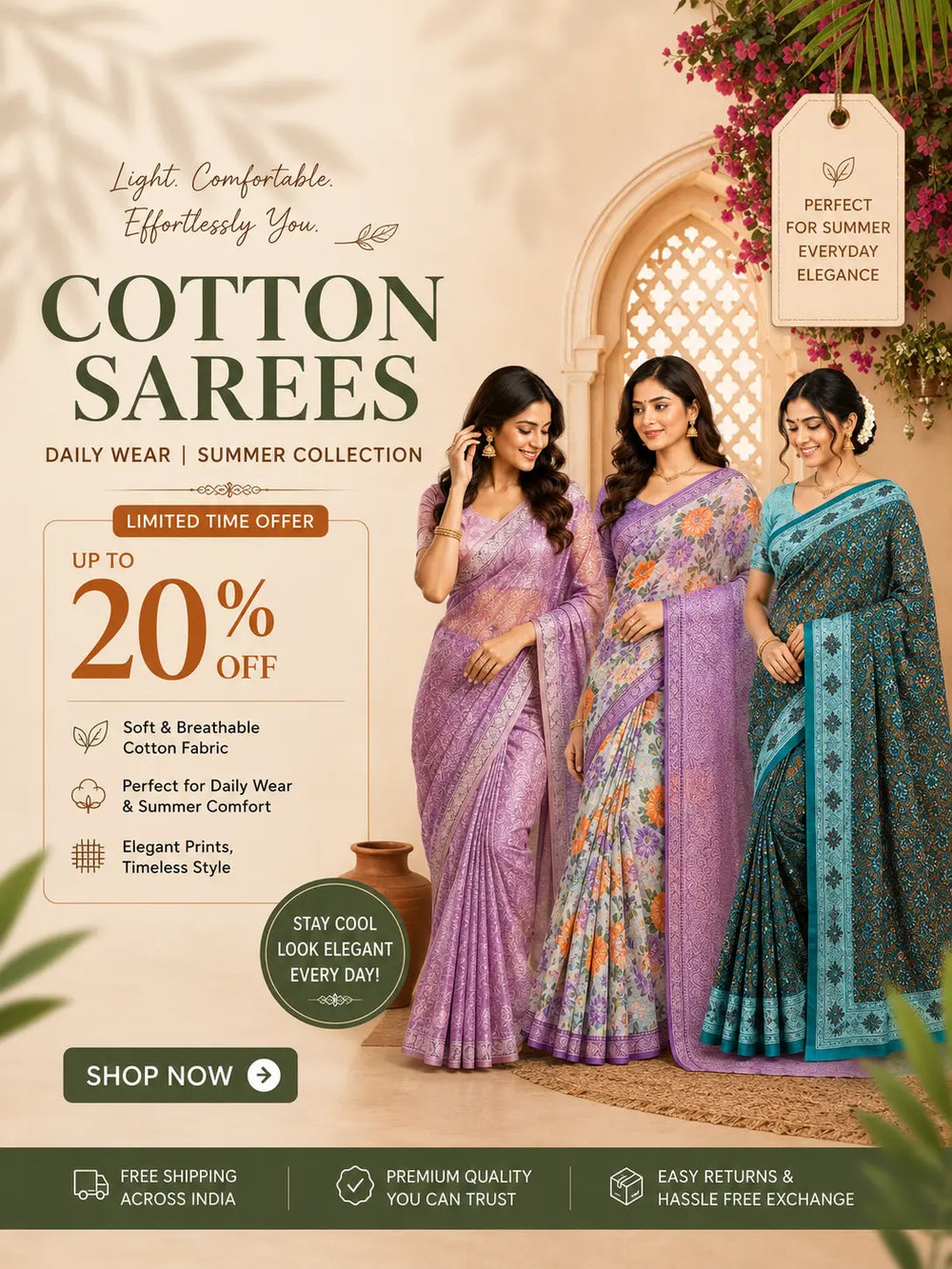 Daily Wear Sarees by PCK Online Store