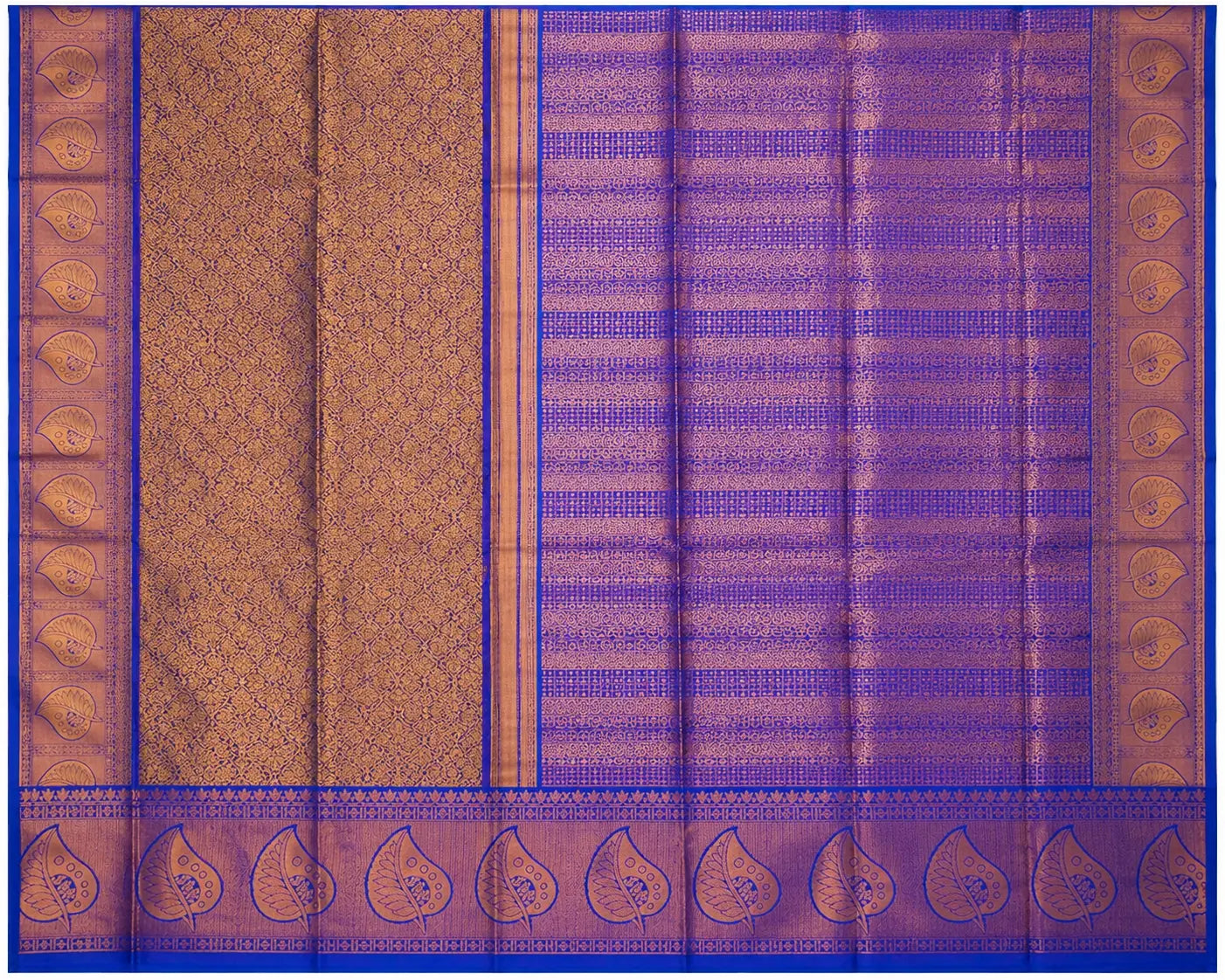 Royal Purple  Silk Saree