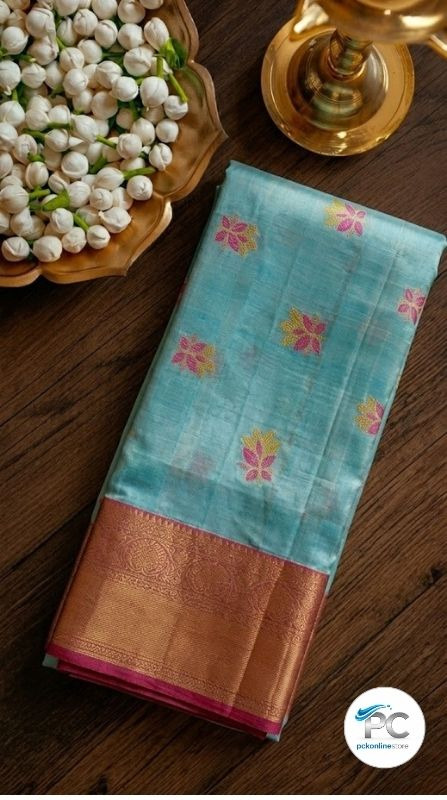 Semi kancha pattu saree - Image 2