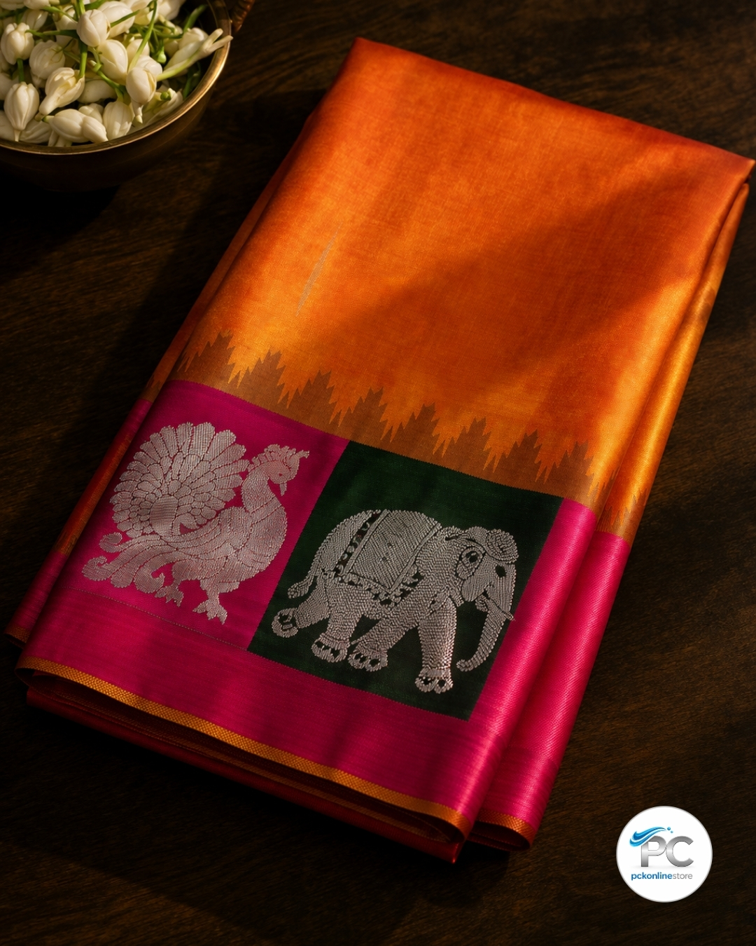 Banarase silk saree - Image 2