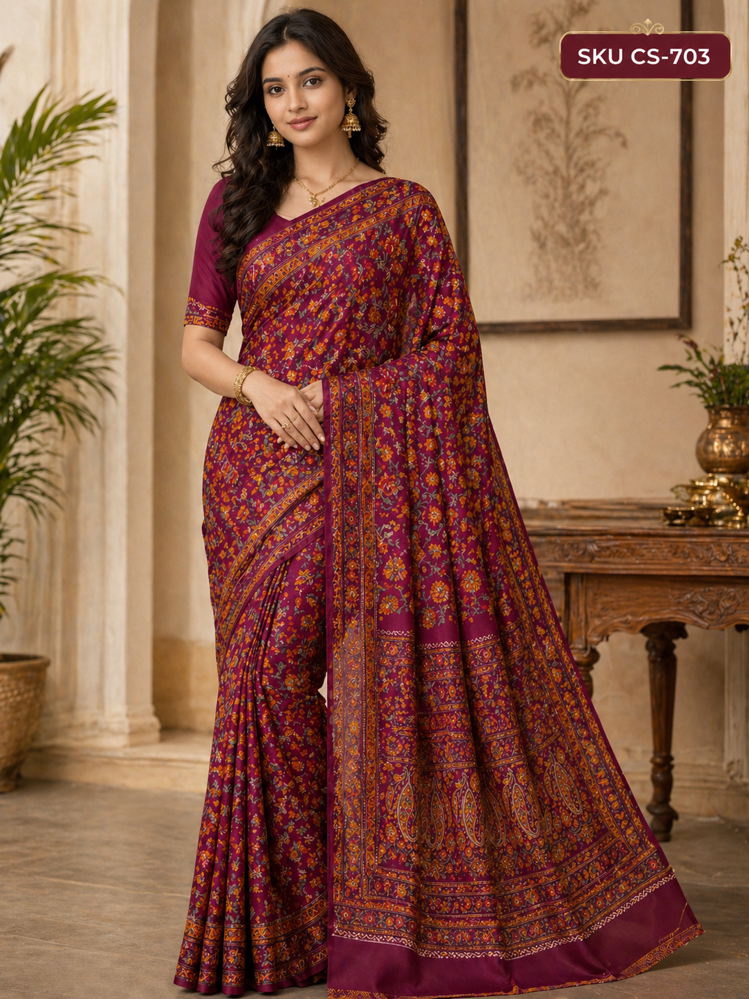Cotton Saree